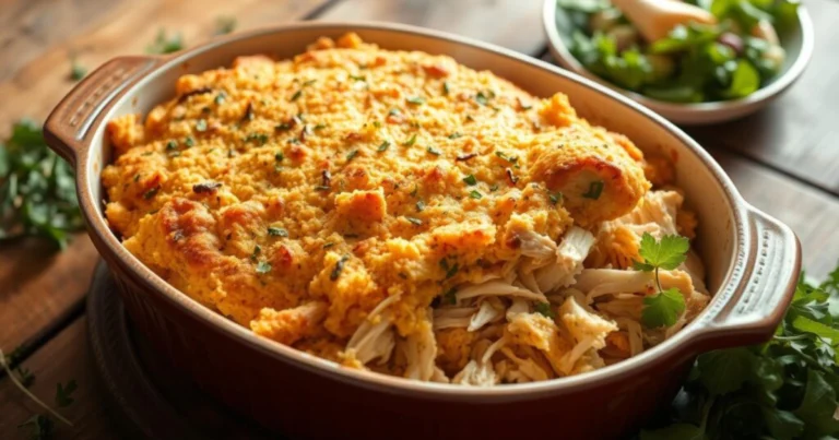 cornbread dressing with chicken